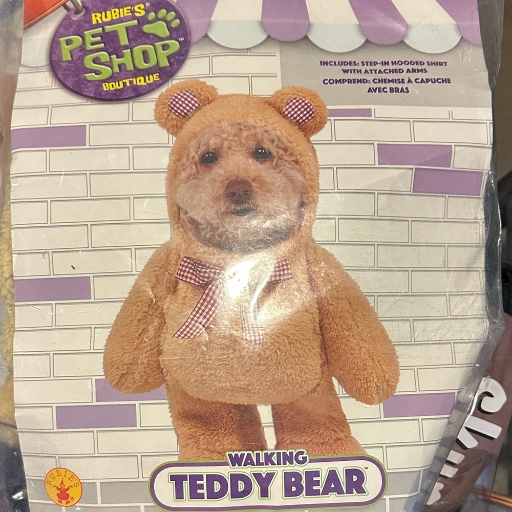Cute Halloween dog costume. SZ large- never used